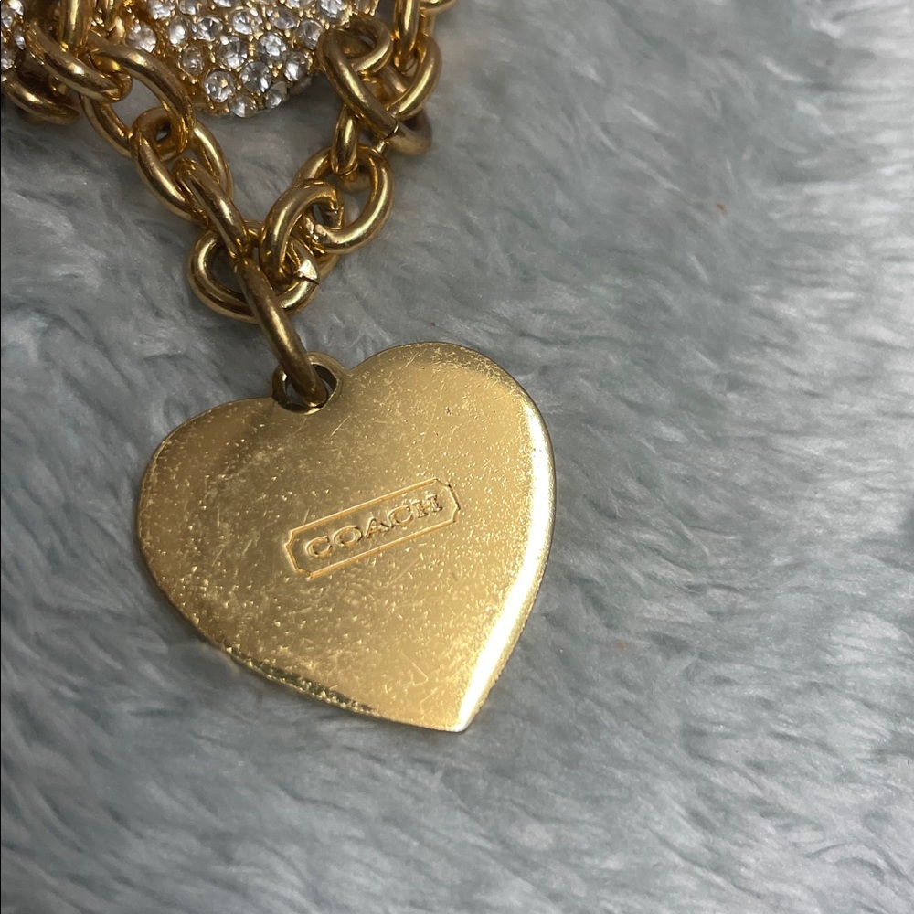 Vintage Coach ‘Peace & Love’ Charm Bracelet - Picture 9 of 13